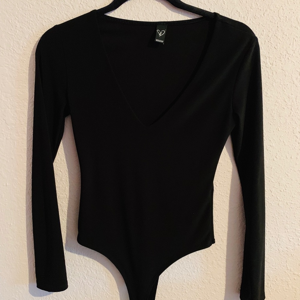 Black Long Sleeve Bodysuit